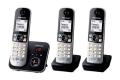 Panasonic KX-TG6823GB Cordless Phone with Answering Machine Black 220 Volts NOT FOR USA
