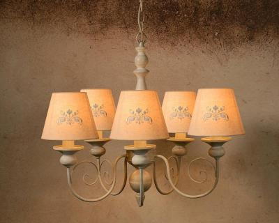 Lucide ROBIN 71336/05/41 - chandelier - ÃƒËœ 48 cm - taupe 220 VOLTS NOT FOR USA