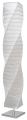 Ranex Twister BYR6000040 Floor Lamp brushed Steel With White Paper Shade 220 VOLTS NOT FOR USA