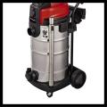 Einhell wet and dry vacuum cleaner TE-VC 2340 SAC (1,200 W, filter cleaning system for fine dust, stainless steel container 40 l, incl. Various filters & nozzles, 3 meter hose, drilling adapter) 220-240 VOLTS  NOT FOR USA