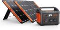 Jackery Solar Generator 1000, 1002WH Portable Power Station with 2 x SolarSaga 100W Solar Panels, 2 x 230V 1000W AC Socket Mobile Power Supply for Caravan Outdoor, DIY and as Emergency Generator   220-240 volts Not FOR USA