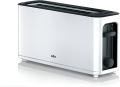 Braun HT3100WH 1000W 1 Slot 7 Brown Toaster White NOT FOR USA