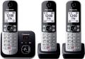 Panasonic KX-TG6863GS Cordless Phone with 3 Handsets and Answering Machine 220 volts not for usa