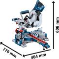 Bosch Professional Cordless Sliding Compound Mitre Saw GCM 305-216 D 220-240 volts