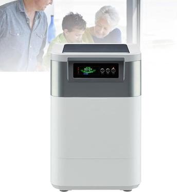 HLGKBY K1MIDKBD6 3L Home and Kitchen Grey Composting Bin 220Volts NOT FOR USA