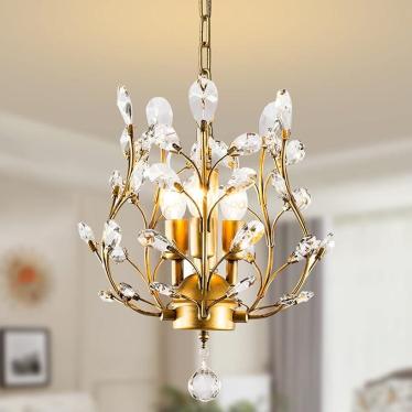 Ganeed Ã¢â‚¬Å½GLM-DD-3G 3 Lights K9 Crystal Chandeliers 220Volts NOT FOR USA