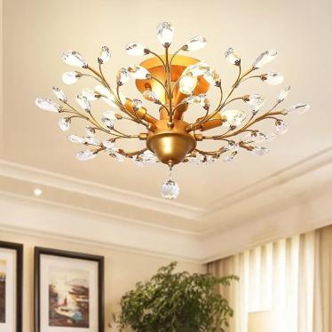 Ganeed Ã¢â‚¬Å½GLM-XDD-4G 4 Lights K9 Clear Crystal Vintage Chandeliers 220Volts NOT FOR USA